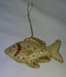Fish Shaped Christmas Ornament