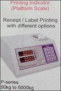 Printing Indicator (Platform Scale)
