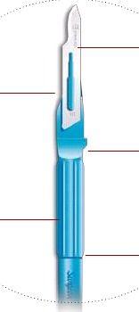 Dental Scalpels With Easy Roll Handle