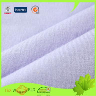 Textile Elastic Knitted Polyester Spandex Cotton Single Jersey Fabric