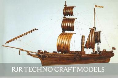 Wooden Sail Ship Model