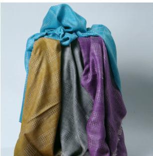 Check Honeycomb Multi Color Pashmina Stoles