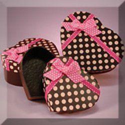 Polka Dot Heart Boxes