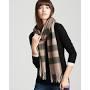 Cashmere Check Shawl