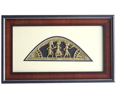 Dokra Photo Frame Of Trbal Dancing Women