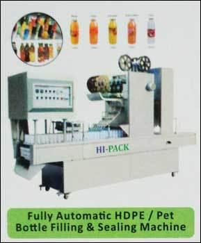 Fully Automatic Hdpe/Pet Bottle Filling And Sealing Machine
