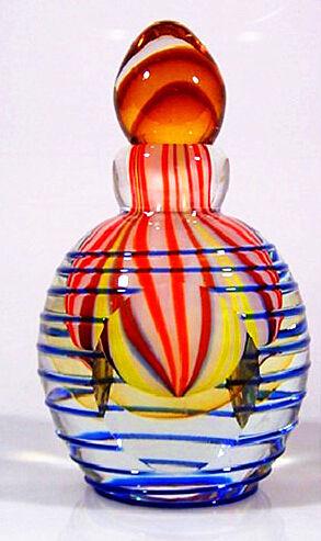 Hand Crafted Glass Perfume Bottle