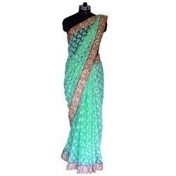 Womens Embroidered Saree