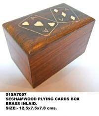 Wooden Playing Cards Boxes