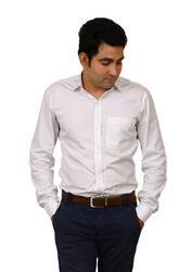 Men'S White Formal Shirt