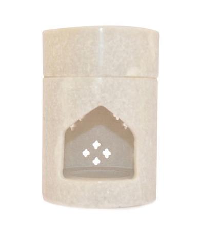 White Marble Stone Aroma Lamps