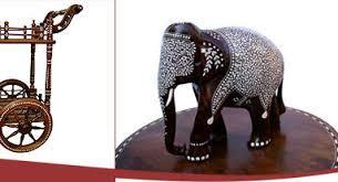 Durable Wooden Handicrafts Elephants