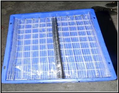 Plastic Crate With Flap Cover