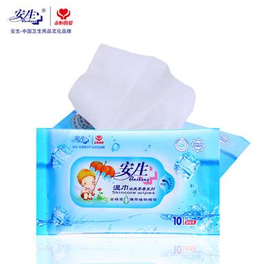 Spunlace Non-Woven Fabric Green Tea Fragrance Cleaning Skin Care Wipes