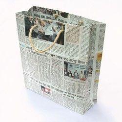 Handmade News Paper Bags