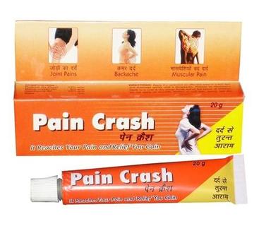 Pain Crash Ointment Fat Contains (%): 1.2 Grams (G)
