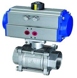 Double Acting Rotary Actuated Ball Valve