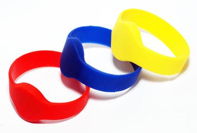 RFID Silicone Wristband Default Post Color Access Control Card