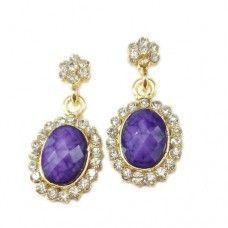 Flawless Fashionable Earrings with CZ Stones