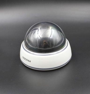 White Cover Rotating Battery Operated Waterproof Ir Cctv Dummy Dome Led Fake Surveillance Dome Security Camera Application: Lubricants