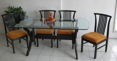 Glass Top Dining Table