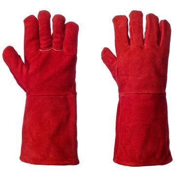 Cream Welding Leather Gloves