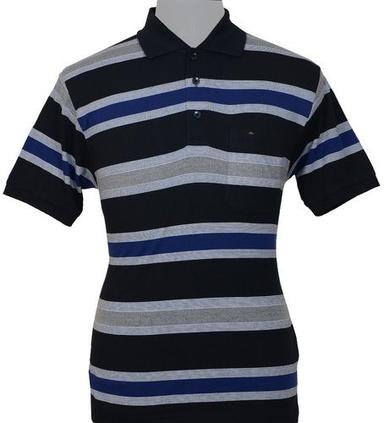 Men's Striped Viscose T-Shirts