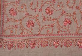 Embroidery on Pashmina Shawl