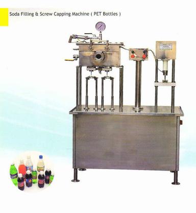 Automatic Soda Filling And Screw Capping Machine (Pet Bottles)