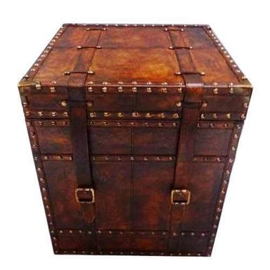 Vintage Leather Trunk