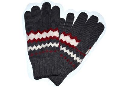 All 100% Acrylic Winter Knitted Gloves With Adult