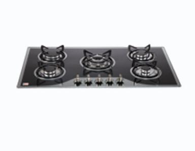 Metallic Built In Hobs With Black Tempered Glass And Auto Ignition