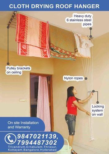 Steel Cloth Drying Ceiling Hanger