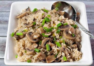 Mushroom Pepper Rice