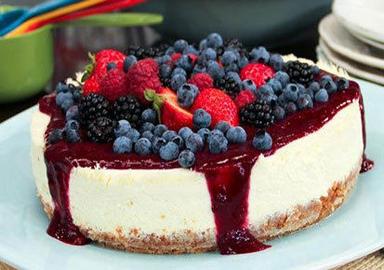 White Chocolate And Berry Cheesecake