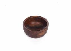 Wooden Soup Bowl