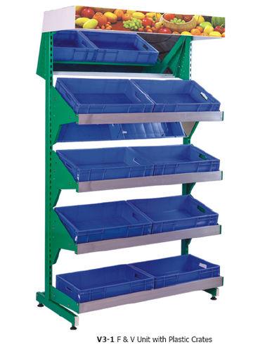 Fruits and Vegetables Unit With Plastic Crates