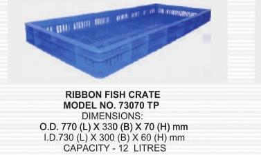 Ribbon Fish Crate (Model No. 73070 Tp)