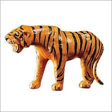 Leather Tiger Statue