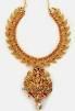 Gold Designer Necklace with Stone Work