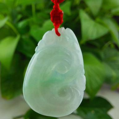100% Natural Certificate Jadeite Jade Necklace Pendant Grade A