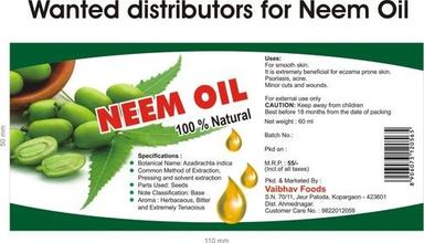 Neem Oil Age Group: All Age Group