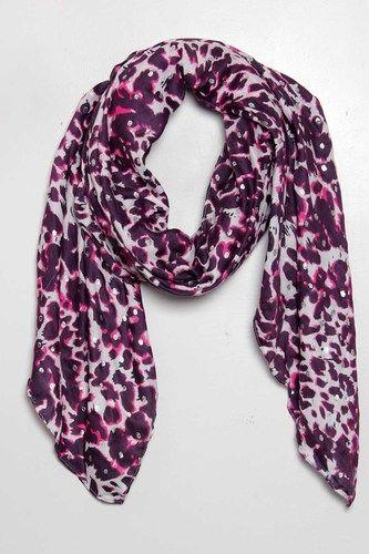 Plum High Quality Womens Polyester Scarves