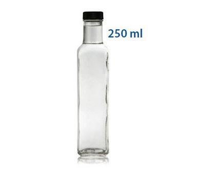 250ml Squared Plastic Oil Bottle