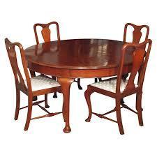Wooden Round Table With Chairs