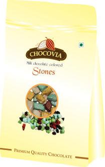 Colored Stones - Chocovia Real Milk Chocolate