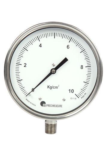 Portable And Lightweight Analogue Stainless Steel High Pressure Gauge