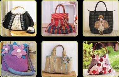 Cream Designer Handmade Bags