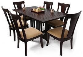 Machine Made 6 Seater Dining Table Sets