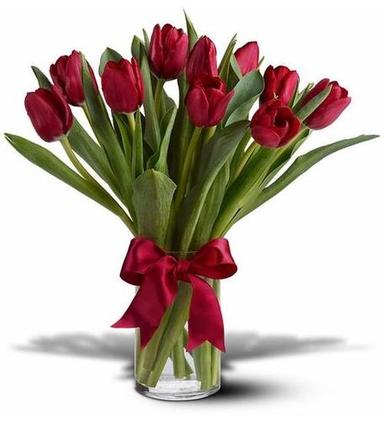 Easy To Clean  Red Tulip Flower Bouquets